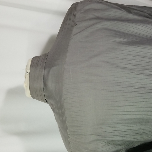 GIORGIO ARMANI BLACK LABEL SILK/COTTON GREY MENS DRESS SHIRT SIZE 42-16 1/2 - Picture 6 of 10